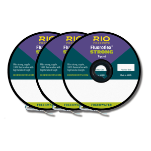 Image of RIO Fluoroflex Strong Tippet 3-Pack | 4X-5X-6X