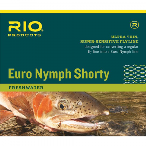 Image of RIO Euro Nymph Shorty Fly Line | Orange-Sage-Olive