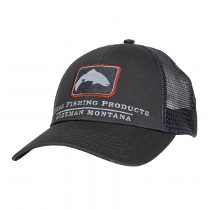 Image of Simms Men's Trout Icon Trucker Hat | Carbon; One Size