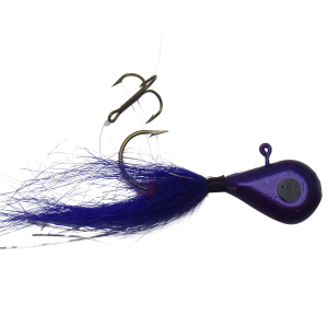 Image of Captain Hook's Killer Hair Jigs - 12 pack | Purple-Purple; 3/8 oz.