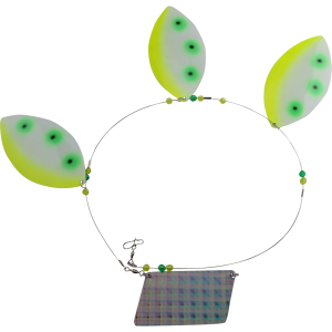 Image of Hammerhead Tackle Cowbell Spinner | Trout Alien UV; 5/0