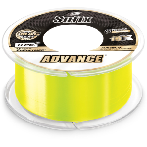 Image of Sufix Advance Monofilament Line | Neon Lime; Bulk Spool; 6 lbs.