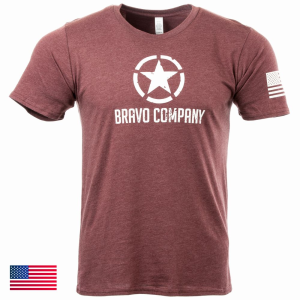 Command Tee S/S, Mod 2 (Burgundy/Cream)