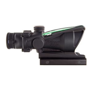 Trijicon TA31F-G ACOG 4x32 Scope with Green Chevron BAC Flattop Reticle - includes Flat Top Adapter
