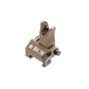 BCM Folding Battle Sight - Front - M4 Type - (mfg by Troy Ind) - FLAT DARK EARTH