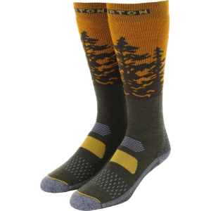 Burton Performance Midweight Snowboard Socks - sunrise S