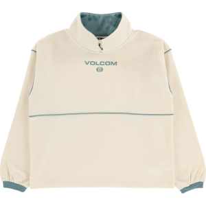 Volcom Women's Hydro 1/4 Zip Hoodie - bone L