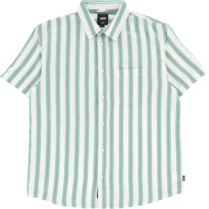 Vans Vans Lawson Stripe S/S Shirt - white/vivid green XXL - $29.95 at Tactics