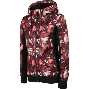 Roxy Roxy Women's Frost Printed Hoodie - oxblood red leopold S - $95.95 at Tactics