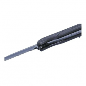 CRKT 6885 Ignitor Assisted Flipper, 3.48 Black Drop Point w/ Veff Serrations, Black G10 Handles, Liner Lock