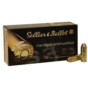 Sellier & Bellot SB10A Handgun 10mm Auto 180 gr Full Metal Jacket (FMJ) 50Rd