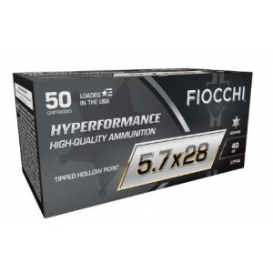 Fiocchi 57PT40 Hyperperformance 5.7X28mm 40Gr Tipped HP 50Rd