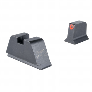 Trijicon GL201C601138 Suppressor/Optic Height Sights Glock Black Green Tritium Orange Front Sight Black Rear Sight
