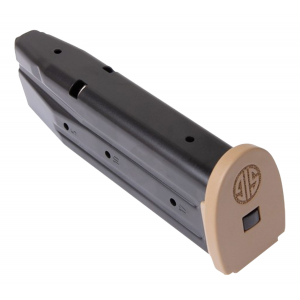 Sig Sauer MAG-MOD-F-9-17-COY P320 Full Size 9mm Luger 17 Round Steel /FDE Base