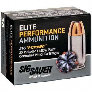 Sig Sauer E9MMA2-20 9mm 124 Gr V-Crown 20Rd Box