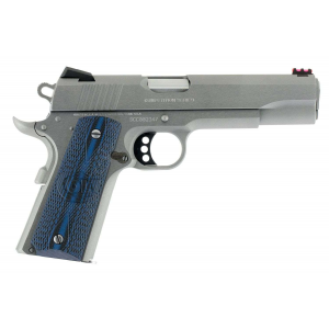 Colt Mfg O1070CCS 1911 Competition 70 Series 45 ACP 5 8+1 Stainless Steel Blue G10 w/Logo Grip