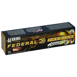 FEDERAL Lg441 Premium Hammerdown 44 Rem Mag 270 Gr Bonded Soft Point 20 Bx/ 10 Cs