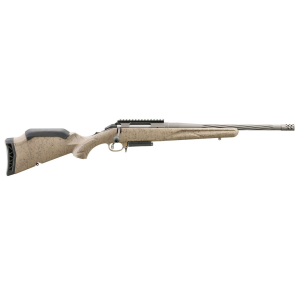 RUGER AMERICAN GENII RANCH 6.5 CM 16.1 COBALT FDE SPLAT