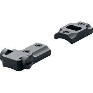 Leupold 50017 Standard Base 2-Piece with Reversible Front Rem 700. 721, 725 Black Gloss