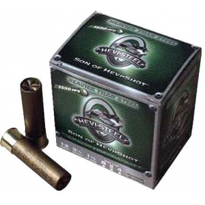 HEVISHOT 61223 Hevi-steel 12 Gauge 2.75 1 1/8 Oz 3 Shot 25 Bx/ 10 Cs