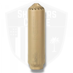 Huxwrx Safety Co. Flow 3291 Flow 556 Ti FDE Suppressor w/ 1/2x28 Flash Hider