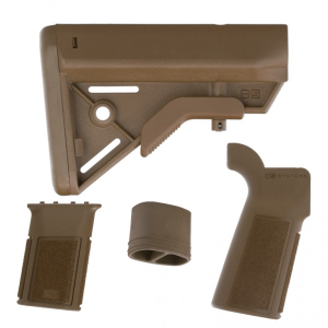 B5 Systems KIT-1677 Coyote Kit (Bravo Stock, P-23 Pistol Grip, Vertical Grip - MLOK, and Grip Plug)