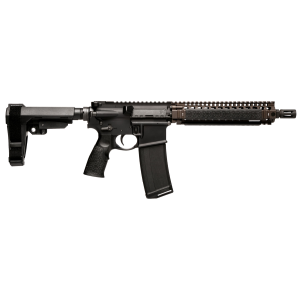 Daniel Defense 0208806030 DDM4 MK18 5.56x45mm NATO 10.30 32+1 Black Hard Coat Anodized SBA3 Pistol Brace Stock