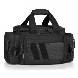 Savior Equipment RA-3GUN-WS-BK Specialist Range Bag w/ 3 Pistol Rugs, 6 Slot Mag Panel, Black