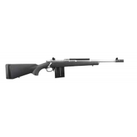 Ruger 6829 Scout  308 Win 16.10 10+1 Matte Stainless Fixed w/Aluminum Bedding Stock