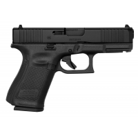 Glock PA195S203 G19 Gen5 9mm Luger 4.02 Black nDLC Front Serrations Interchangeable Backstrap Grip 15+1