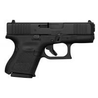 Glock UA265S201 G26 Gen5 9mm Luger 3.43 10+1 Black Interchangeable Backstrap Black nDLC