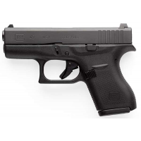 Glock UI4250201 G42 380 ACP 3.25 Black Polymer Grip 6+1