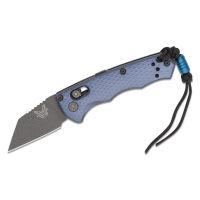 Benchmade 2950BK Partial Immunity, Axis Auto, Wharncliffe, Crater Blue Aluminum, CPM-M4