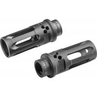 Surefire WARCOMP556CTN1228 Warcomp  5.56x45mm NATO with Closed Tine 1/2-28 tpi Black Stainless Steel