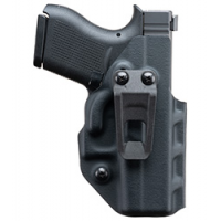 Crucial Concealment 1019 Covert IWB Compatible with Glock 43/43X/43X MOS Ambi Kydex Holster, Black