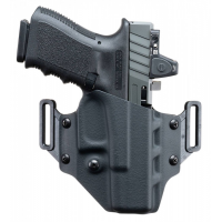 Crucial Concealment 1259 Covert OWB Compatible with Springfield Prodigy 5 Right Handed Kydex Holster, Black