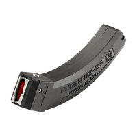 Ruger 90361 10/22 BX-25 Magazine 22 LR 25 Rd Rotary Black Polymer