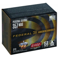 Federal P357HS1G 357 Mag 158 Grain Hydra-Shok JHP 20 Rd