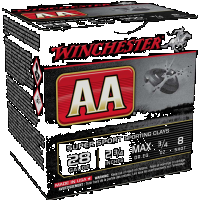 Winchester Ammo AASC288 AA Sporting Clay 28 Gauge 2.75 3/4 oz 8 Shot 25Rd