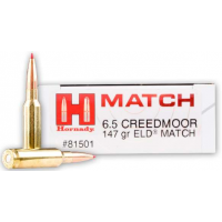 Hornady 81501 ELD Match 6.5 Creedmoor 147 Grain