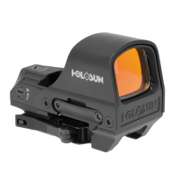 Holosun HE510C-GR HE510C, 1x Open Reflex Sight, Green Multi Reticle System, Black