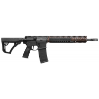 Daniel Defense 0208806027011 DDM4 M4A1 SoCom 5.56x45mm NATO 14.50w/SoftTouch Overmolding Stock with FDE