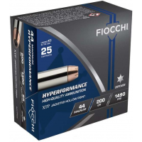 Fiocchi 44XTPB25 Extrema  44 Rem Mag 200 gr XTP Hollow Point 25 Bx/ 20 Cs