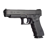 Glock UI3430103 G34 9mm Luger 5.31 17+1 Black Black Steel Slide Black Polymer Grip Adj Sights