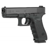 Glock PI1750203 G17 Gen 3 9mm Luger 4.49  Black Steel Slide Black Polymer Grip Fixed Sights 17+1