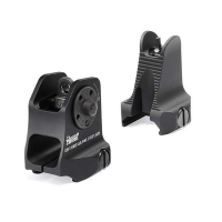 Daniel Defense 19-088-09116 Front/Rear Sights AR-15 Fixed Aluminum Black Hardcoat Anodized Picatinny