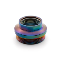 Rearden MFG 10166 Atlas Bravo, 1.375x24 Threads, Rainbow Finish