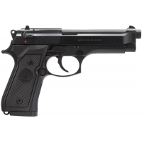 Beretta USA J92M9A0M M9 9mm Luger 4.90 Black Bruniton Steel Slide Black Checkered Polymer Grip 15+1