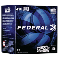 Federal TGS4121475 Top Gun Sporting 410 Gauge 2.50 1/2 oz 7.5 Shot 25 Bx/ 10 Cs