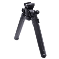 Magpul MAG941-BLK 1913 Picatinny Rail Bipod Black 6061 T6 Aluminum Picatinny 11oz